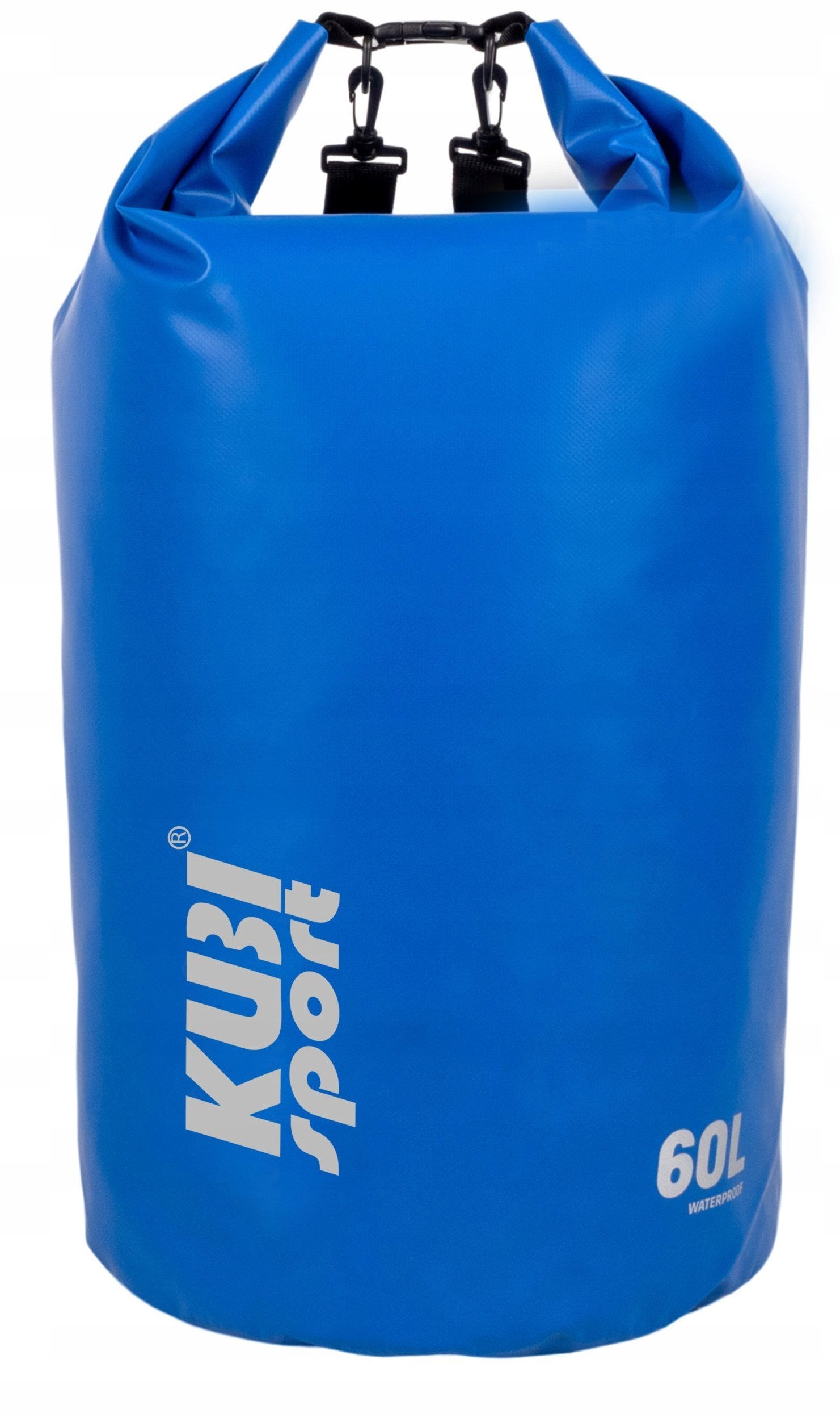Wodoodporna Torba Worek Wodoszczelny na Łódź Kajak Niebieski KUBISPORT 60 l