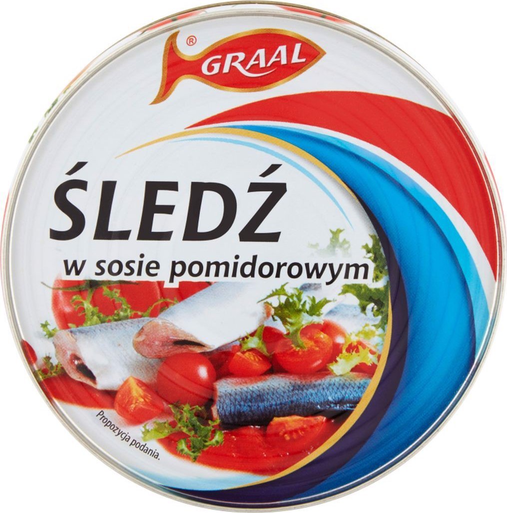 Graal GRAAL Śledź w sosie pomidorowym 300 g
