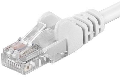 PremiumCord UTP RJ45-RJ45 CAT6 1.5m bila kabel sieciowy Biały 1,5 m U/UTP (UTP)