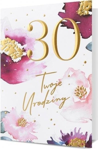 Pan Dragon Karnet B6 Urodziny 30