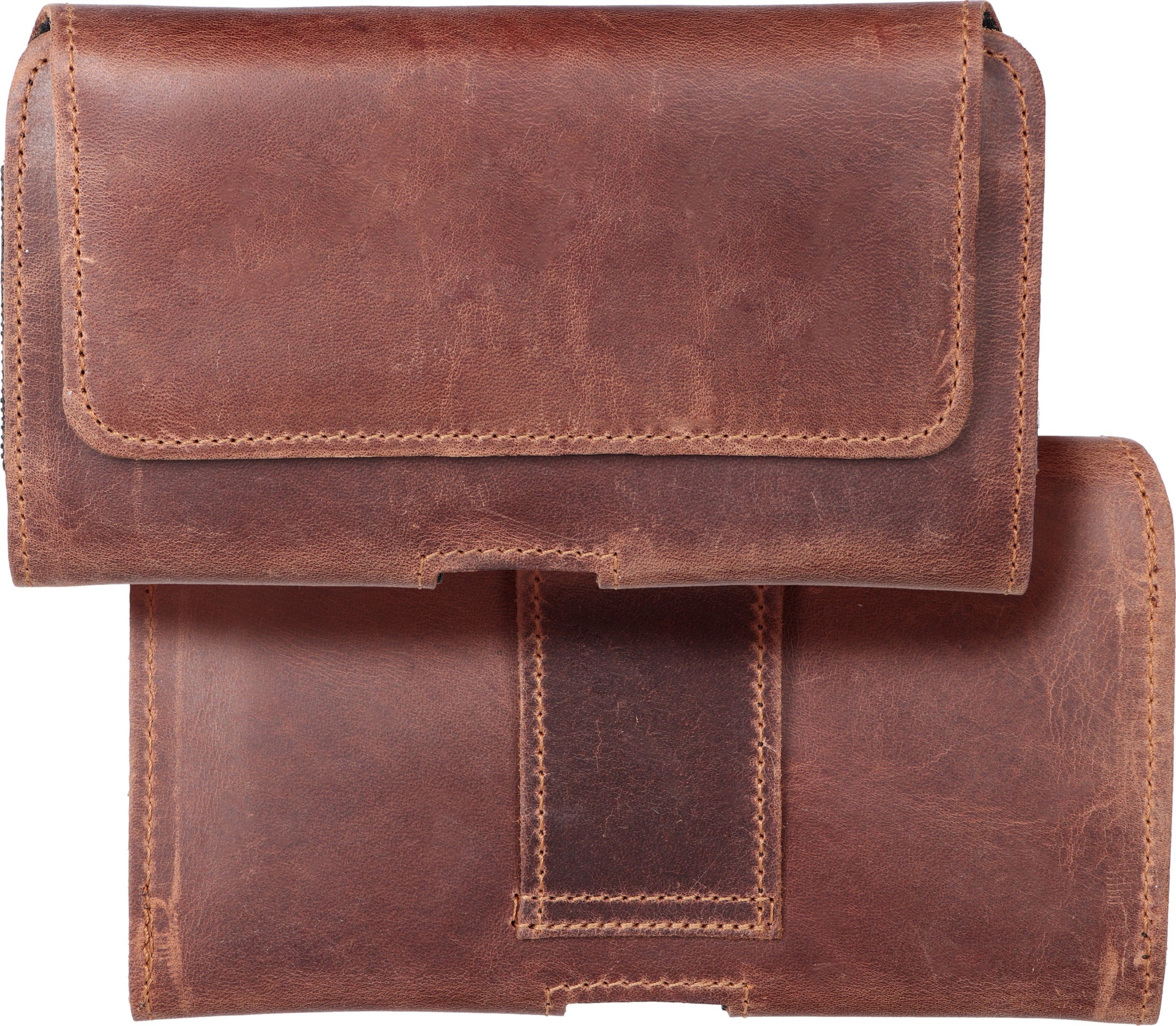 OEM Kabura uniwersalna do paska skórzana ROYAL Crazy Horse pozioma rozmiar L do IPHONE 12 / 12 PRO / 13 / 13 PRO / 14 / 14 PRO / SAMSUNG S10 / S20 / S