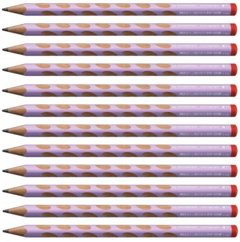 Ołówek EasyGraph Pastel HB PR lilia (12szt)