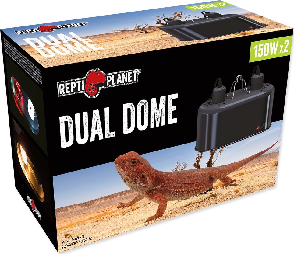 REPTI PLANET REPTI PLANET podwójna lampa max 2x150W E27 do terrarium
