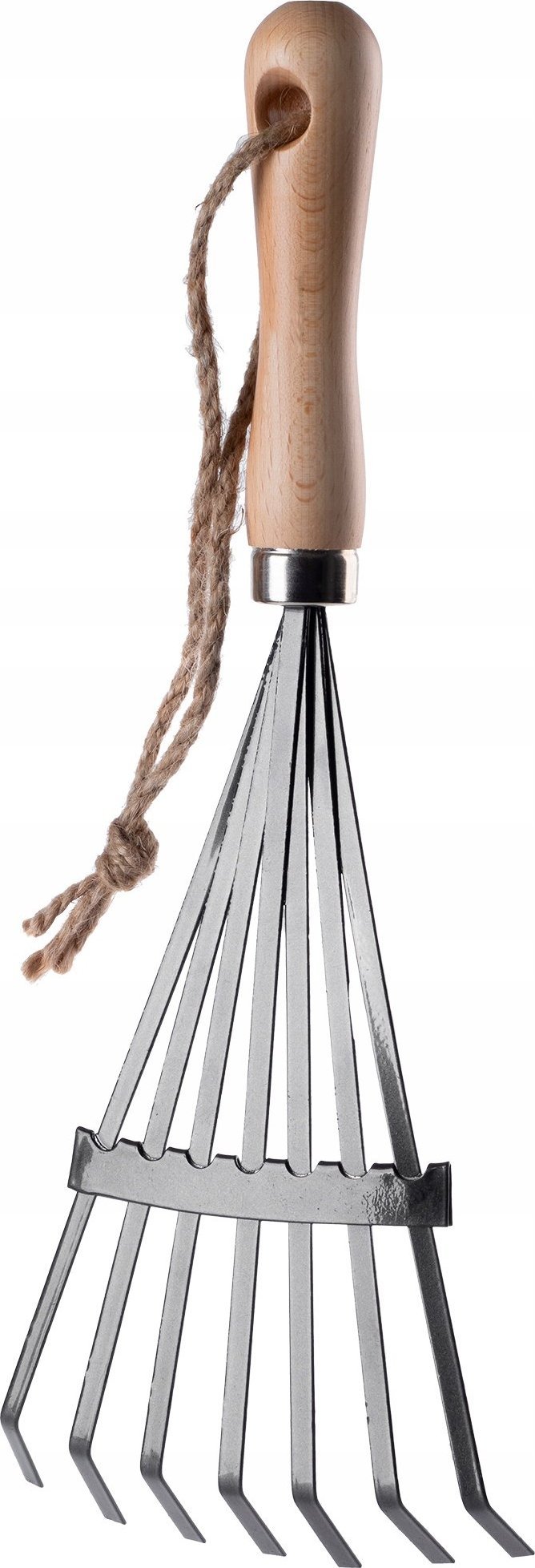 Kadax Grabki Metalowe Ogrodowe Grabie 6-Zębne Trzonek