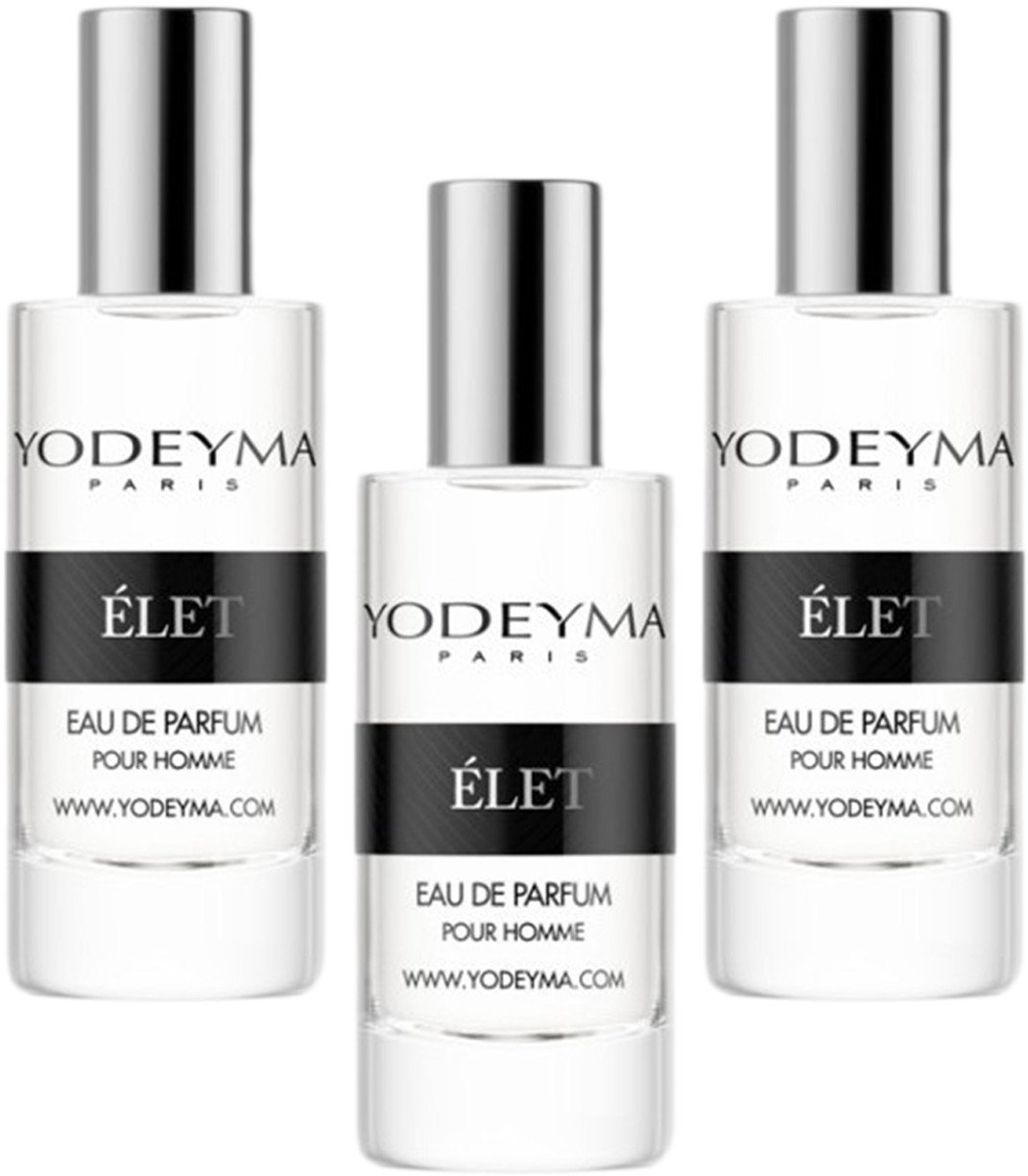 3x Yodeyma Elet 15 ml WODA PERFUMOWANA MĘSKA PERFUMY DLA MĘŻCZYZN
