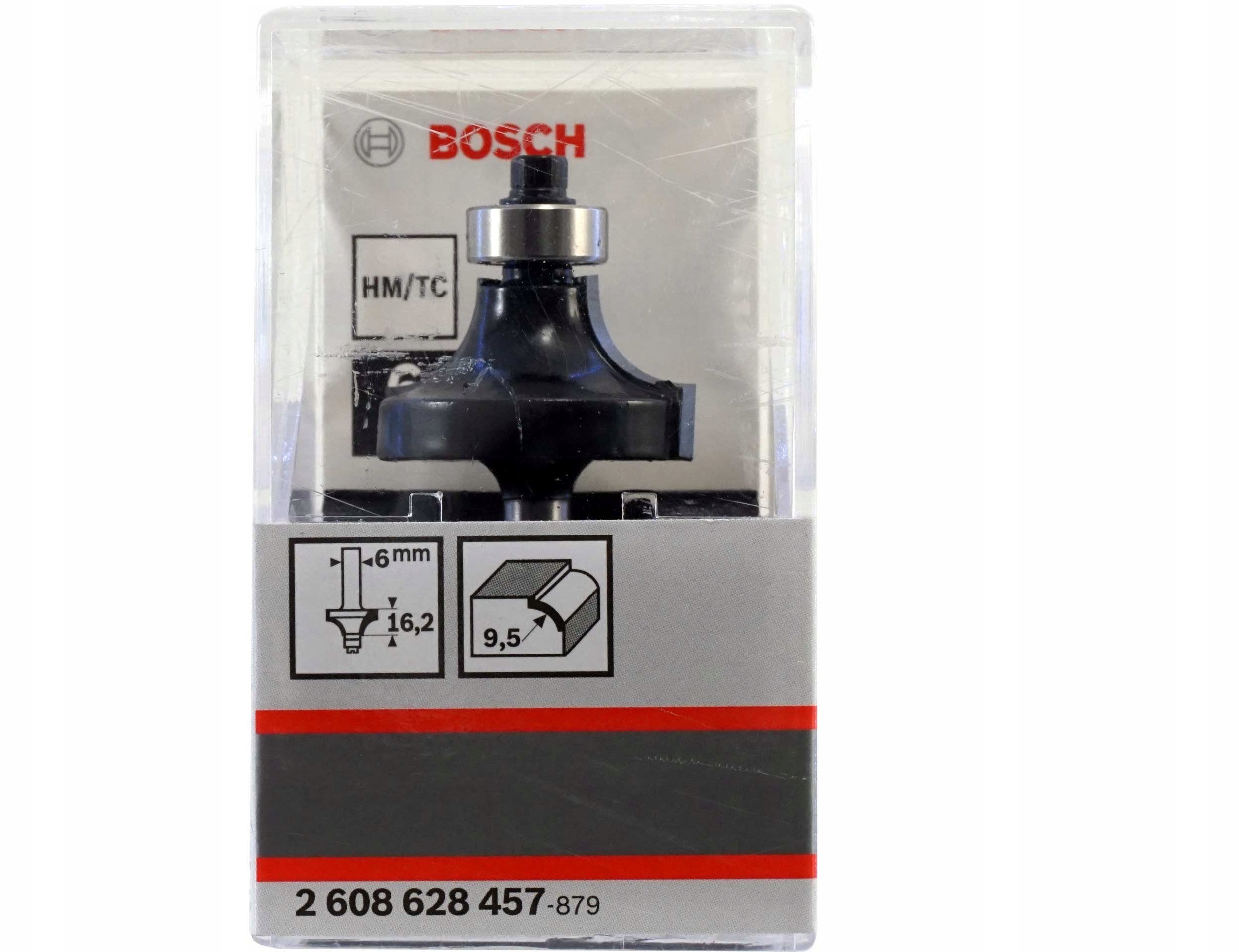 Rounding Cutter 6 mm R9.5 mm, D31.8 mm, L16.2