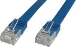 MicroConnect RJ-45/RJ-45 kat.6 1m Niebieski (V-UTP601B-FLAT)