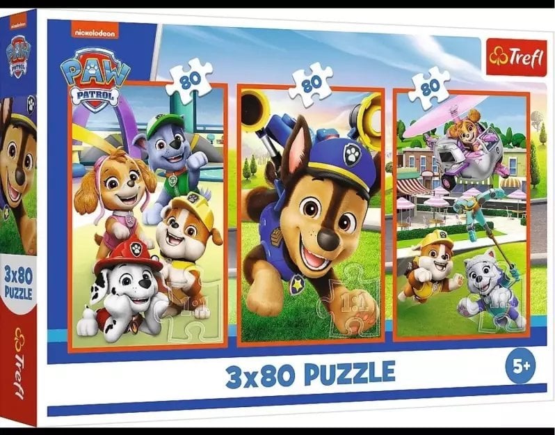 PUZZLE 3x80 Psia zgraja /Psi Patrol 34886