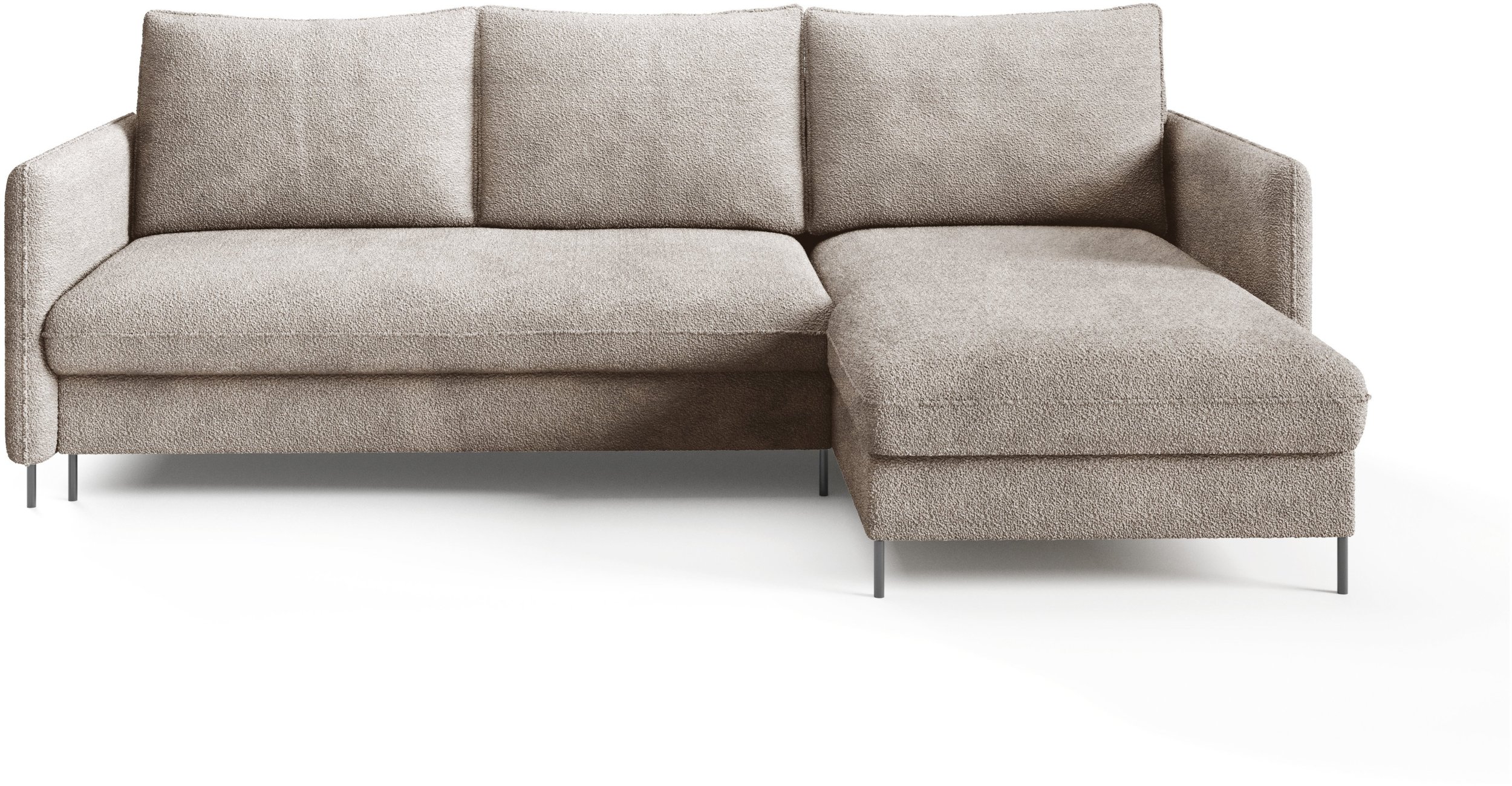 Narożnik BELISSA funkcja spania 2xpojemnik BOUCLE, Bukla abriamo 03