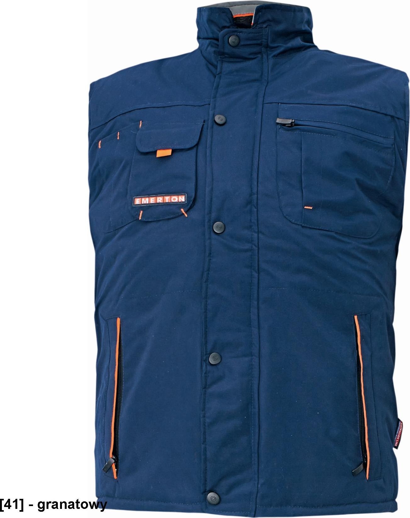 CERVA EMERTON - kamizelka zimowa - granatowy M