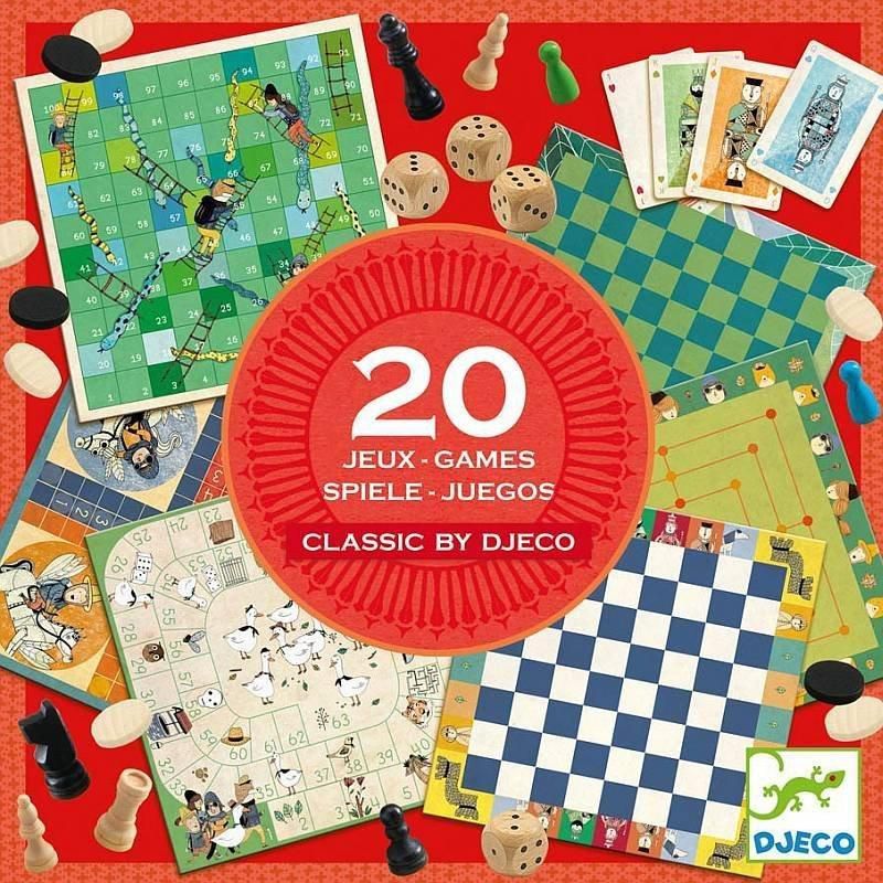 Djeco Zestaw gier Classic Box (194460)