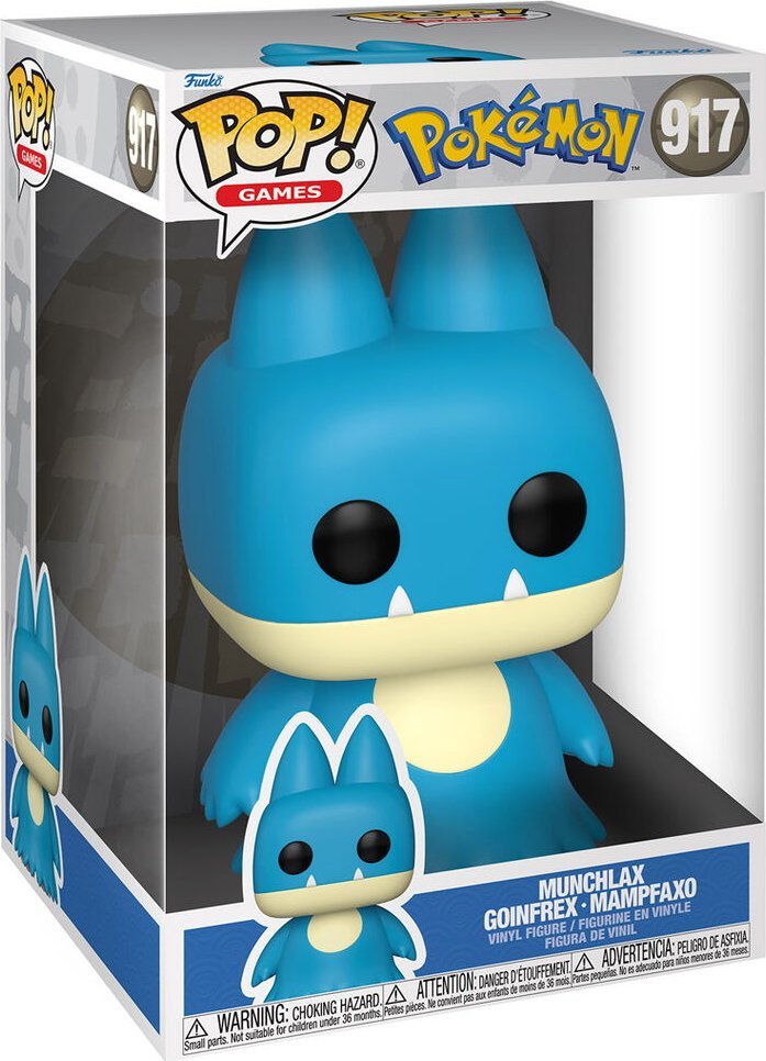 Funko POP Jumbo 10" Pokemon 917 Munchlax