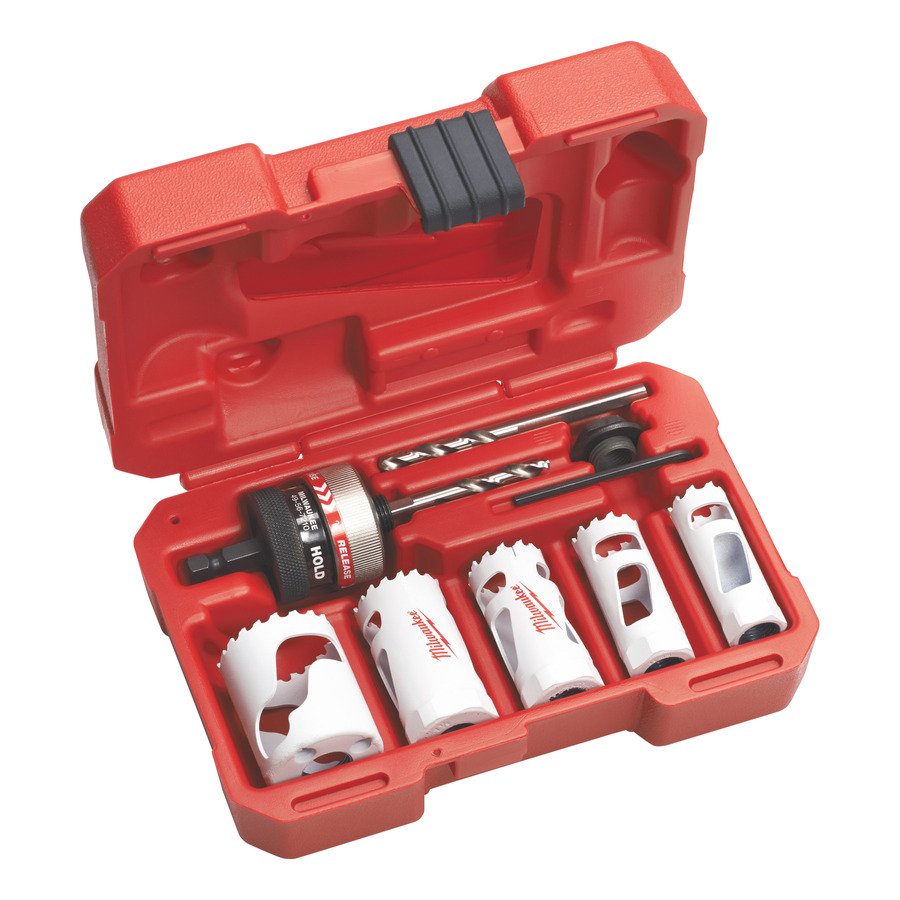 Milwaukee Zestaw otwornic bimetalowych Hole Dozer 25,32,40,54,68,76mm 10szt. (49224201)