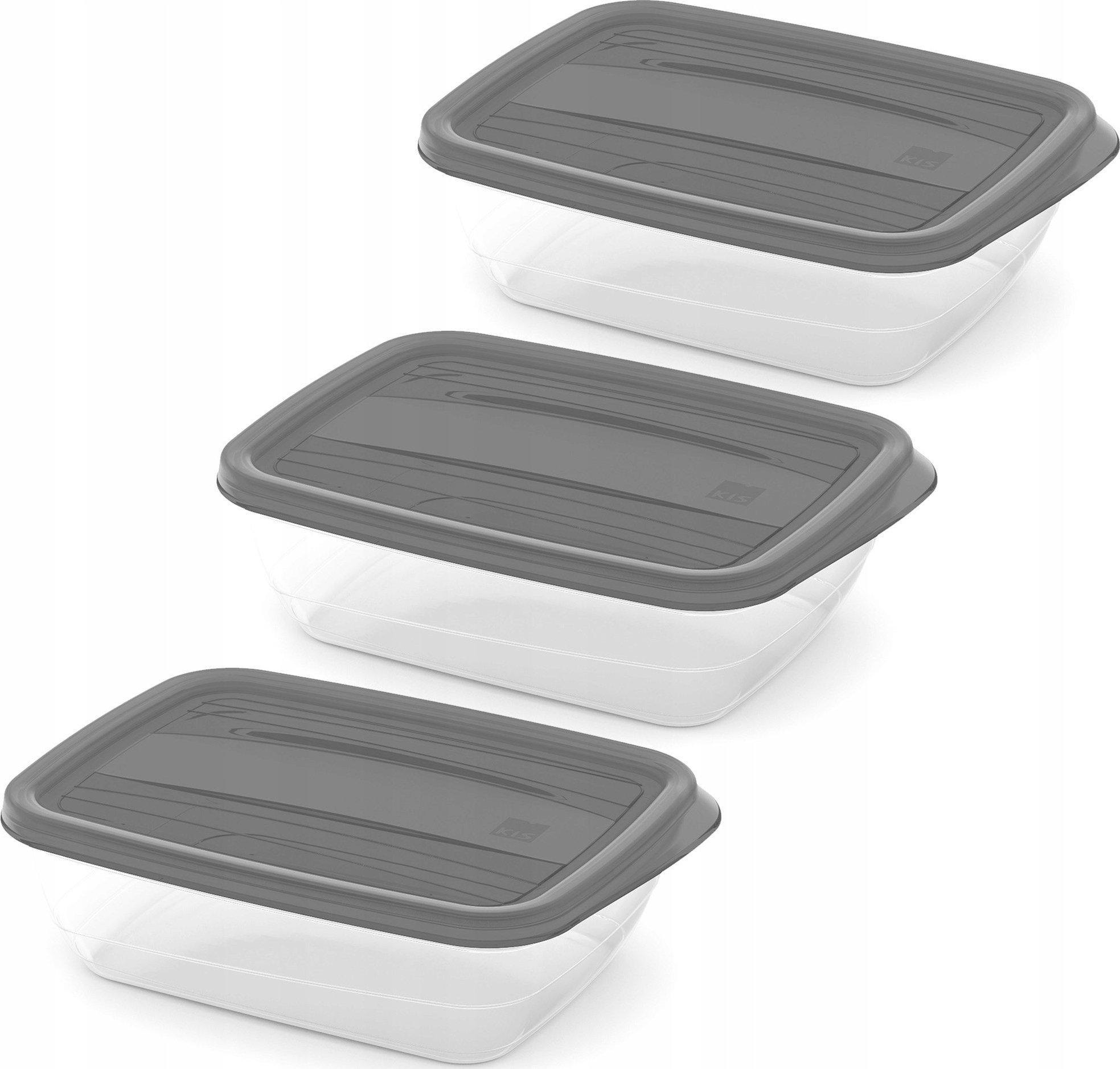 Kadax Curver Zestaw Pojemników Śniadaniowych 3 x 1L