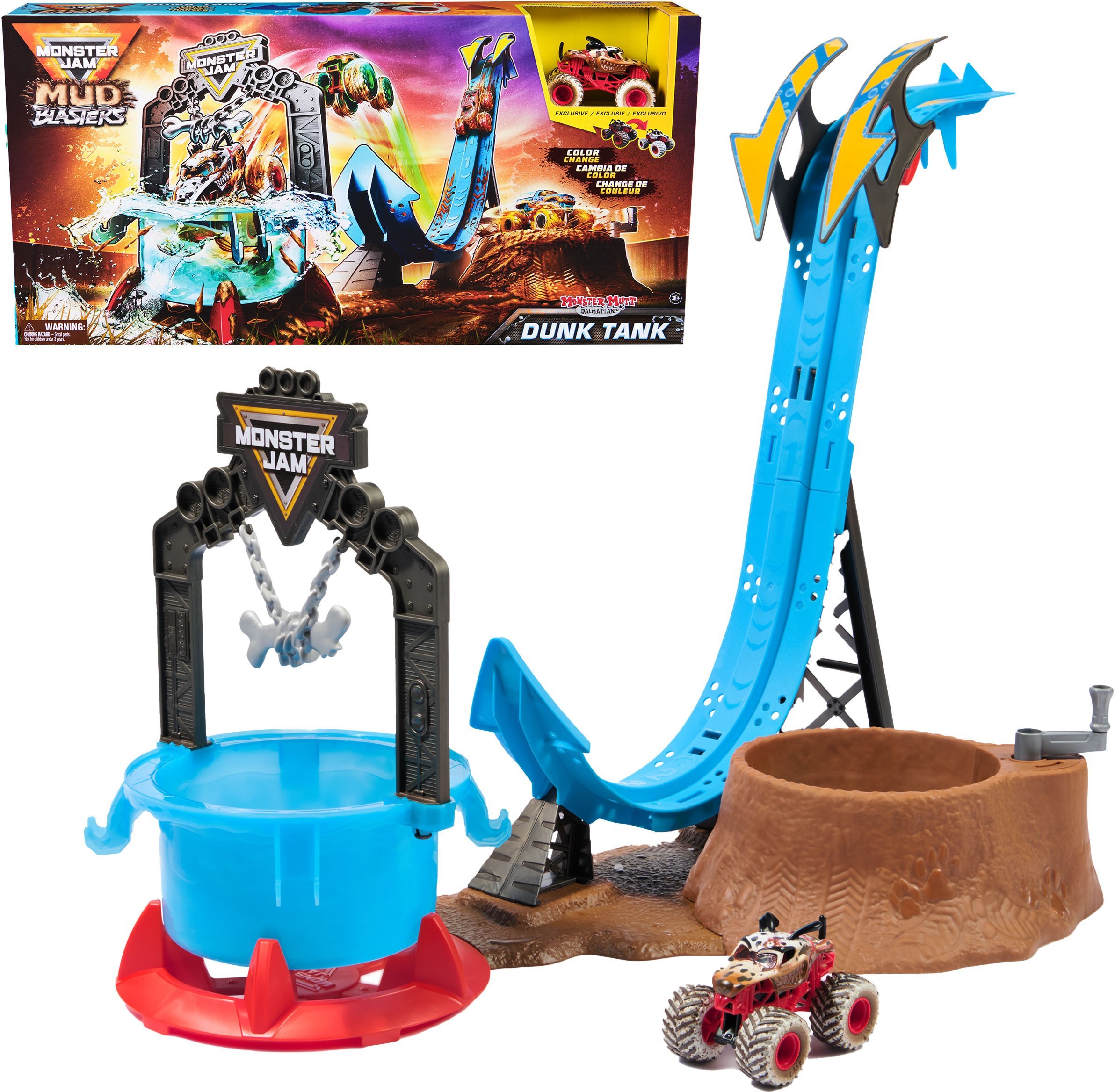 MONSTER JAM power wash set Truck Wash Playset, 6072014