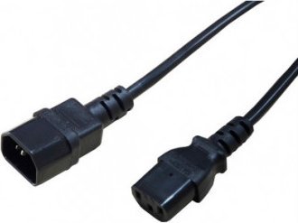 Kabel zasilający Secomp Kabel zasilający do monitora, IEC 320 C14 - C13, czarny, 1,8 m