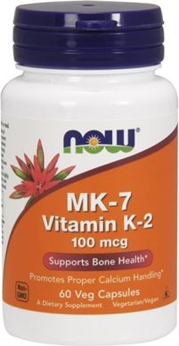 NOW Witamina K-2 (MK7) 100 mcg 60 kapsułek