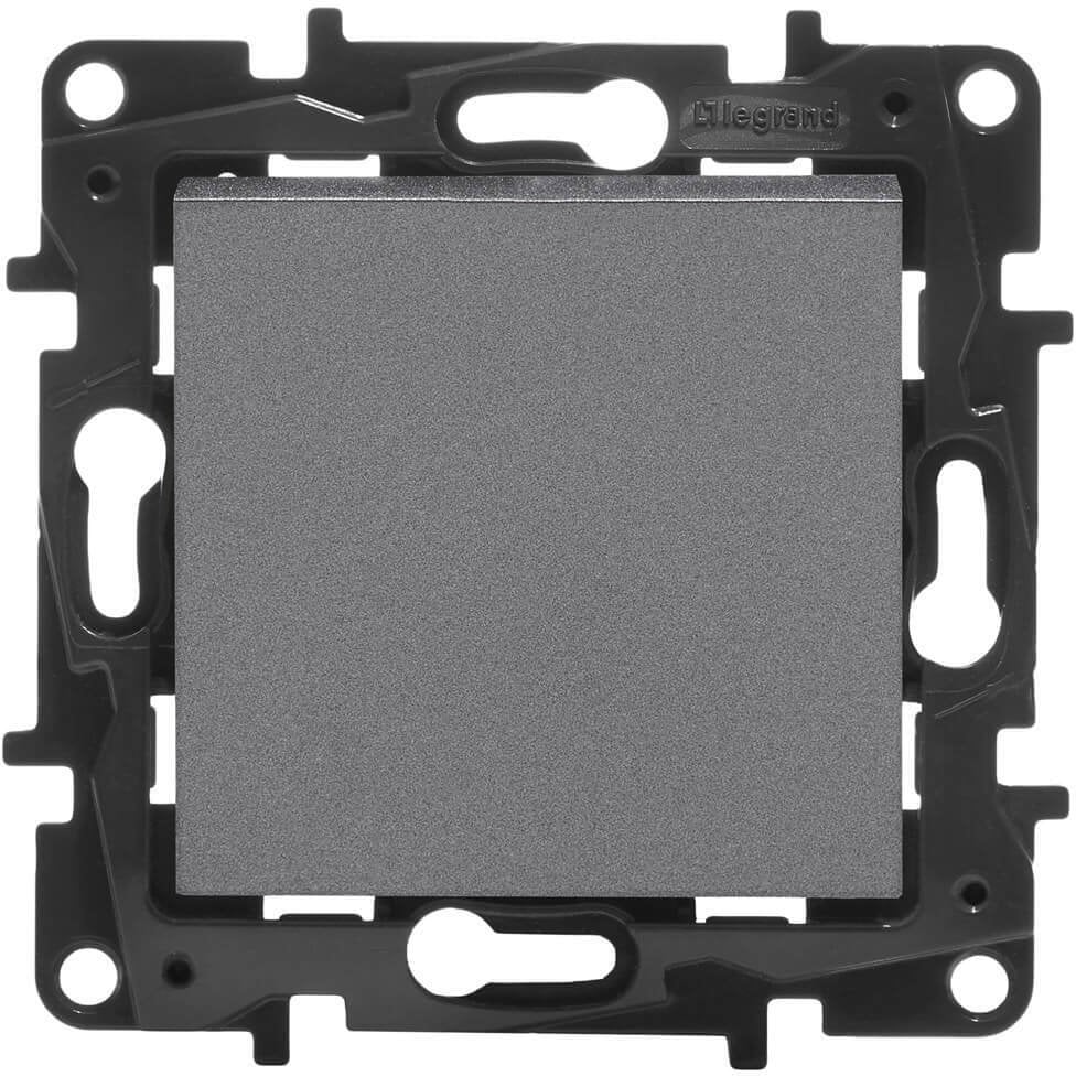 Legrand Step łącznik krzyżowy 10A - kolor stalowy 863407B