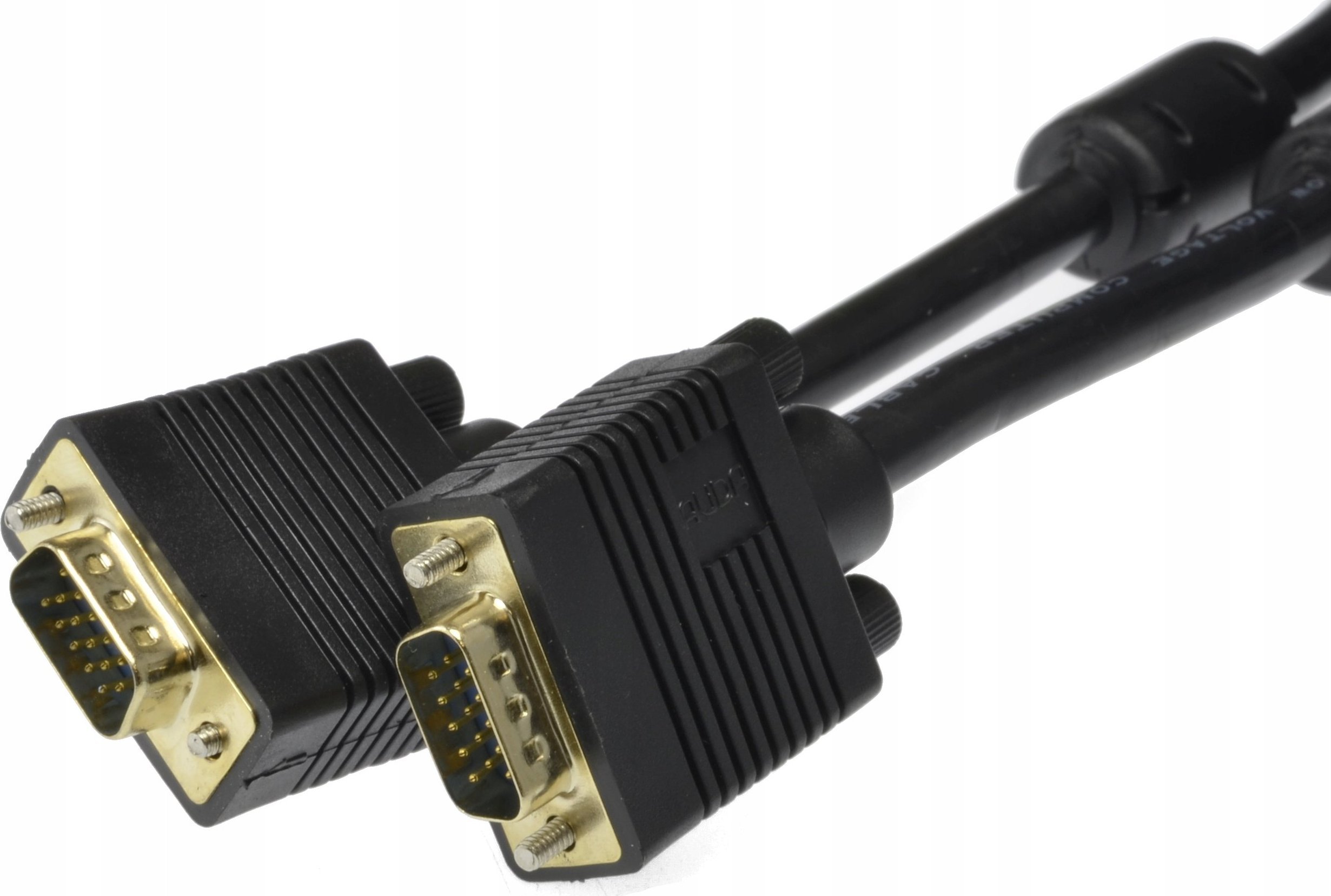 Kabel Pawonik D-Sub (VGA) - D-Sub (VGA) 20m czarny