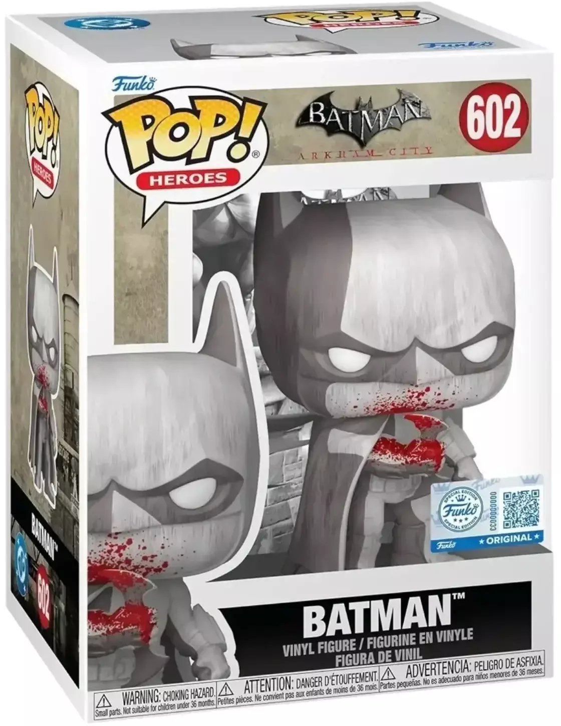 Figurka Funko Pop Vinyl Excl Arkham Batman (WH)(BD)