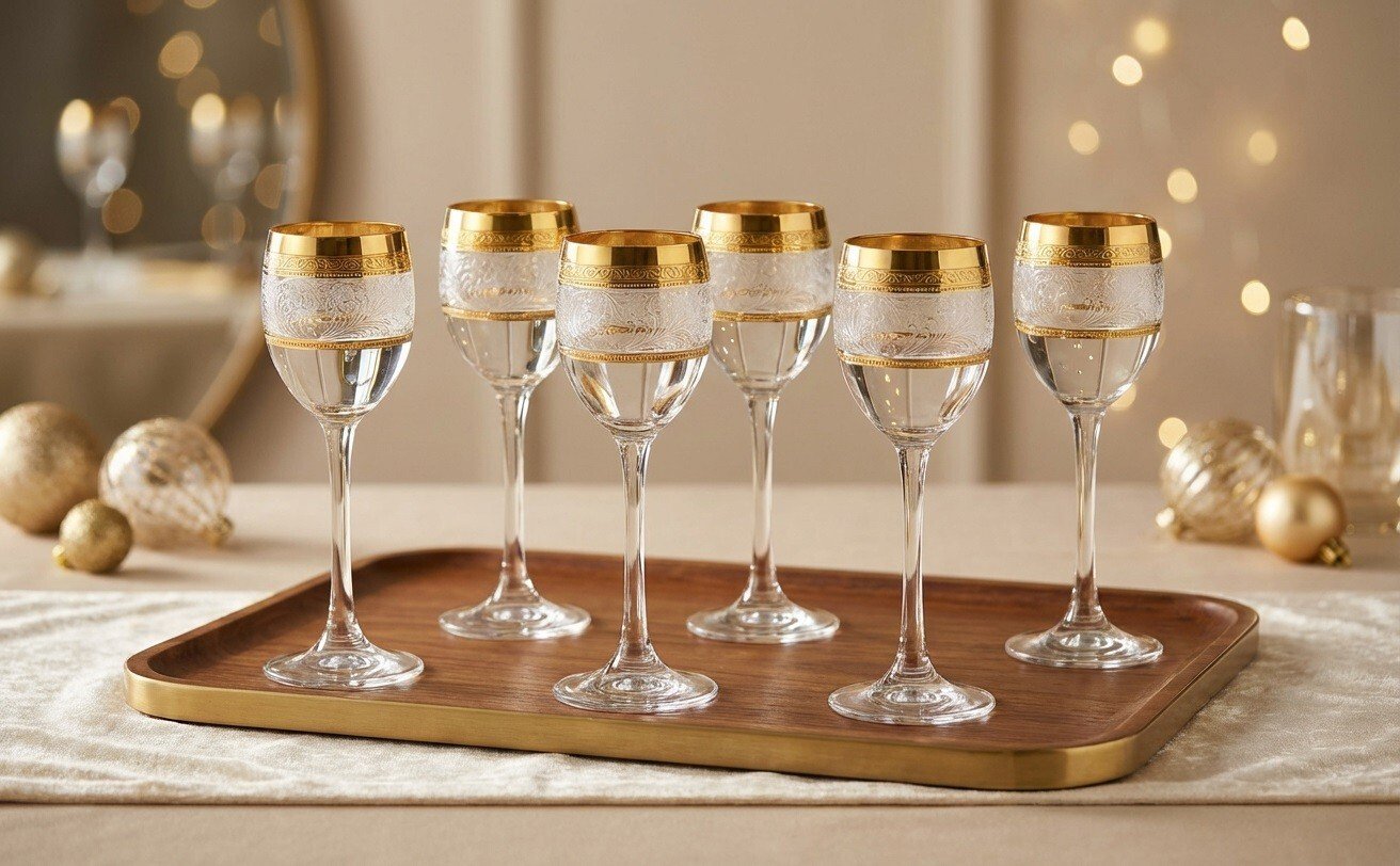 Zestaw 6 Kieliszków do likieru 50 ml Quatri