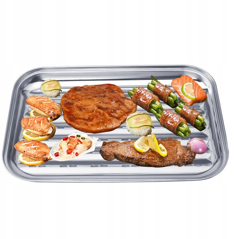 TACKA DO GRILLA Wielorazowa GRUBA 4mm STALOWA BBQ