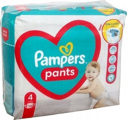 Pampers Pieluchomajtki Pants 4, 9-15 kg, 30 szt.