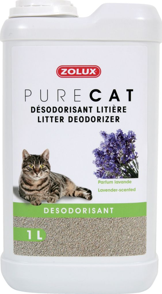 Zolux Dezodorant do żwirku Purecat o zapachu lawendy 1 l