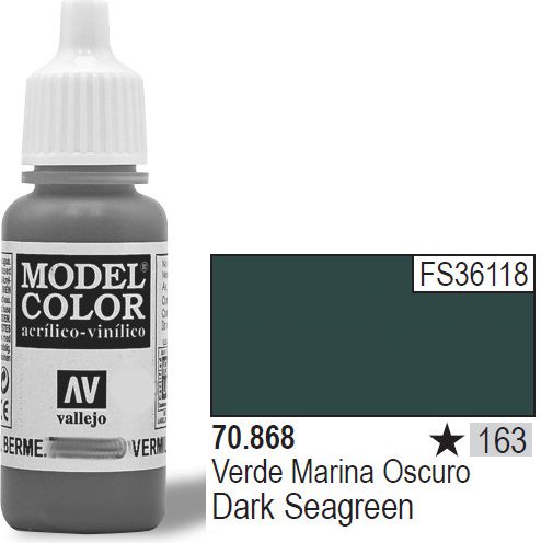 Vallejo Farba Nr163 Dark Seagreen 17ml - 70868