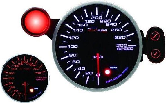 DRacing ZEGAR DEPO seria PK 115mm Prędkościomierz