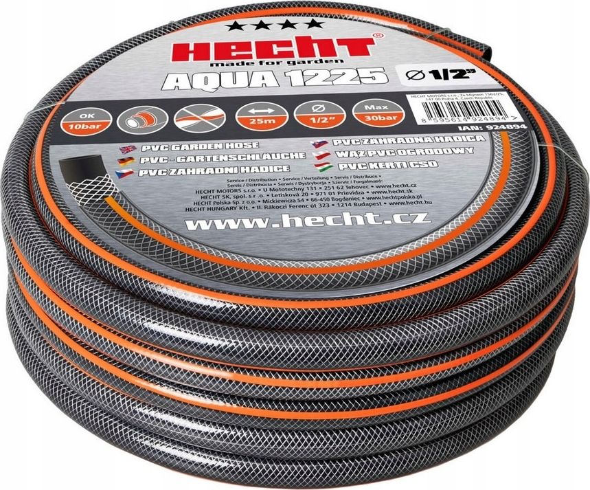 Hecht AQUA 1225 wąż ogrodowy 25m 1/2" (2146)