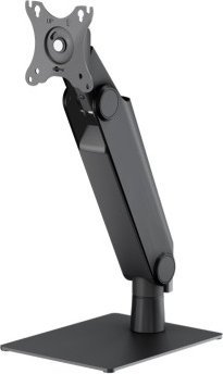 Goobay Wolnostojący uchwyt do monitora pojedynczego, czarny
