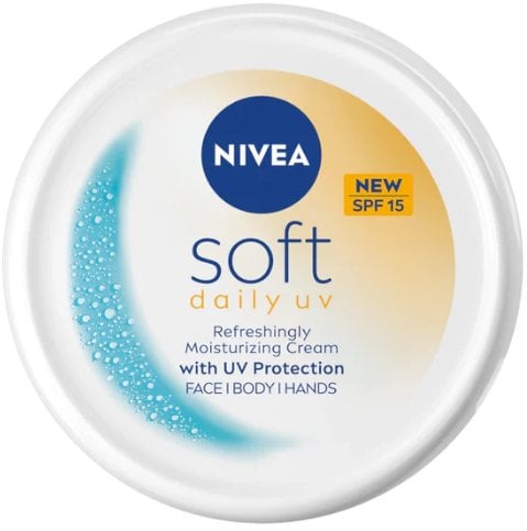 NIVEA_Soft Daily UV krem nawilżający z ochroną UV twarz, ciało i dłonie SPF15 100ml