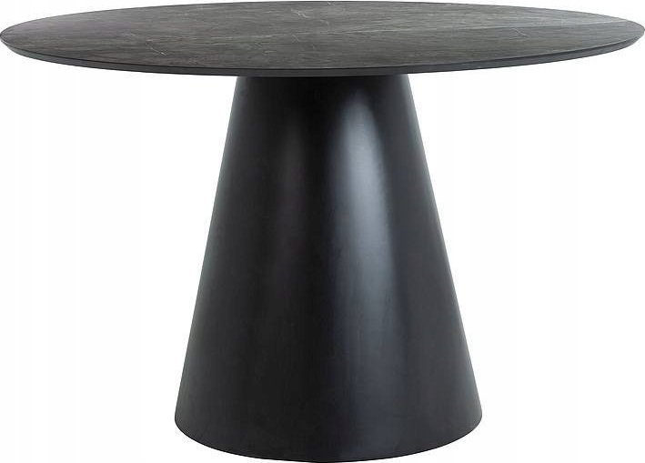 Signal Stół okrągły ANGEL 120 x 120 x 75cm czarny