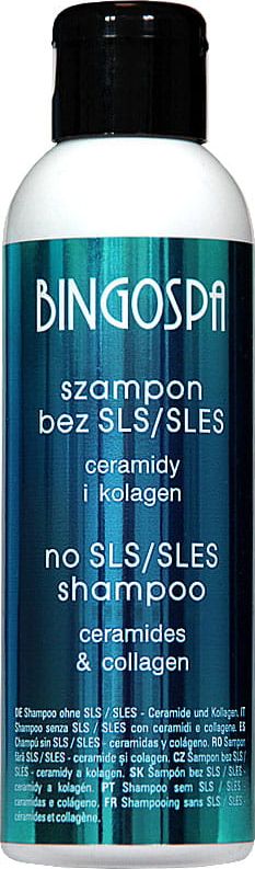 BingoSpa Szampon bez SLES/SLS z ceramidami i kolagenem 150 ml