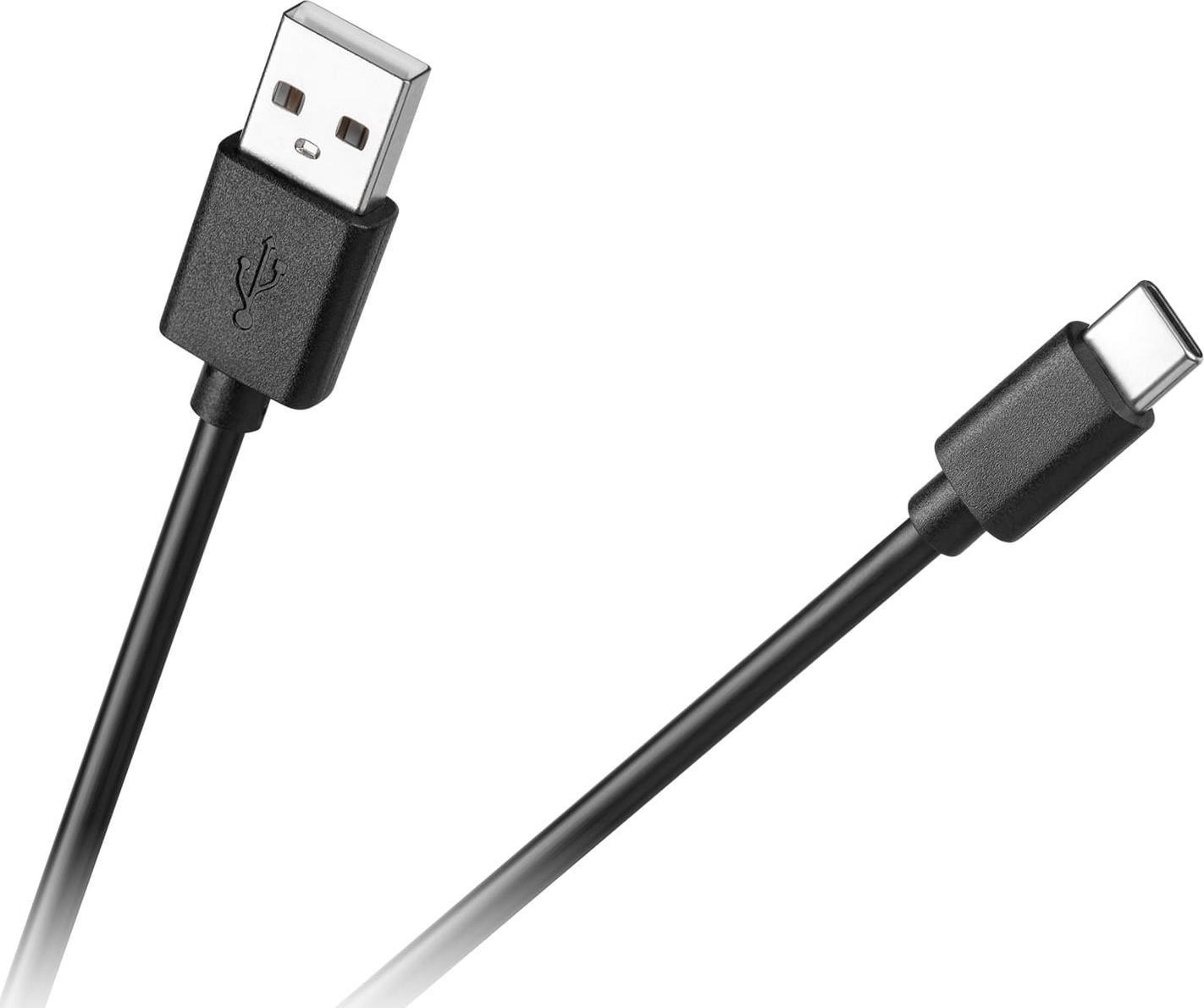 Kabel USB Cabletech USB-A - USB-C 1.5 m Czarny (KPO4019-1.5)