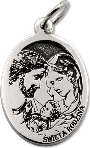 WĘC - Twój Jubiler Medalik srebrny Święta Rodzina MED-SW-RODZ-02
