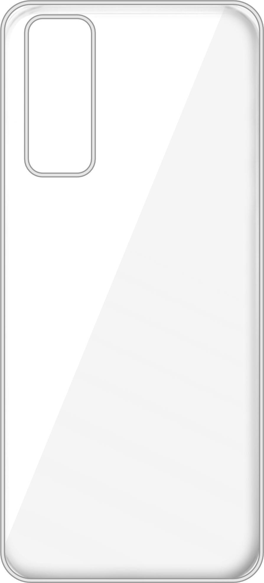 etumi Etui Do Vivo Y72 5G Gumowe Slim Clear View Pokrowiec Ochronny / Futerał Obudowa / Ochrona Clear Cover Bezbarwne Slim Case0318