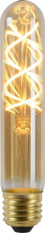 Lucide Podłużna żarówka retro T30 LED E27 5W 2200K tuba biała ciepła