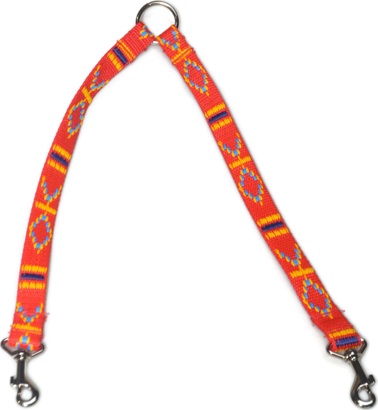 Alizoo Rozdzielacz smyczy indiański, dwójnik 20mm/40cm - ALIZOO