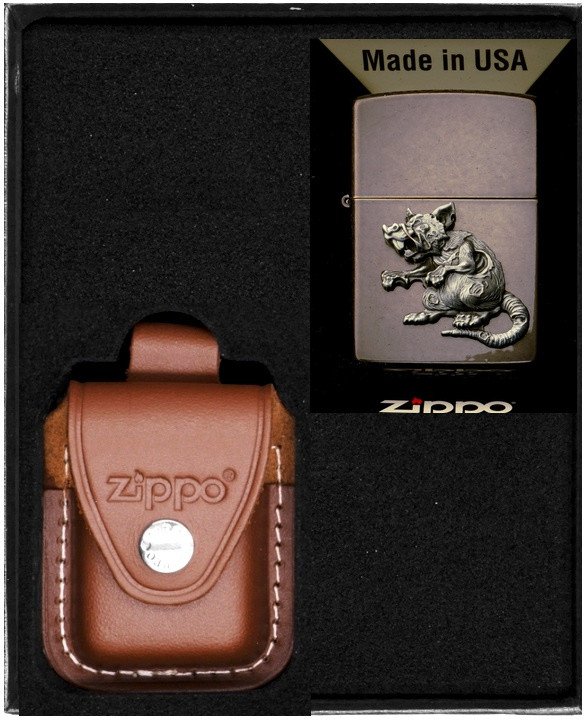 Zestaw ZIPPO Zapalniczka ZOMBIE RAT Prezentowy No4