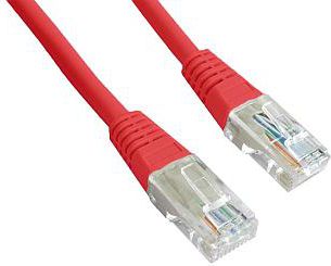 Gembird patch cord RJ45, kat. 5e, UTP, 0.5m, czerwony (PP12-0.5M/R)