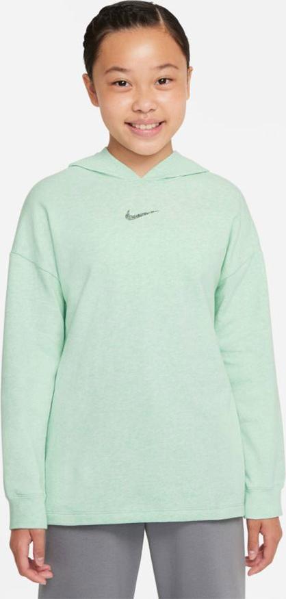 Nike Bluza Nike Yoga Jr girls DN4752 379 DN4752 379 zielony S (128-137)