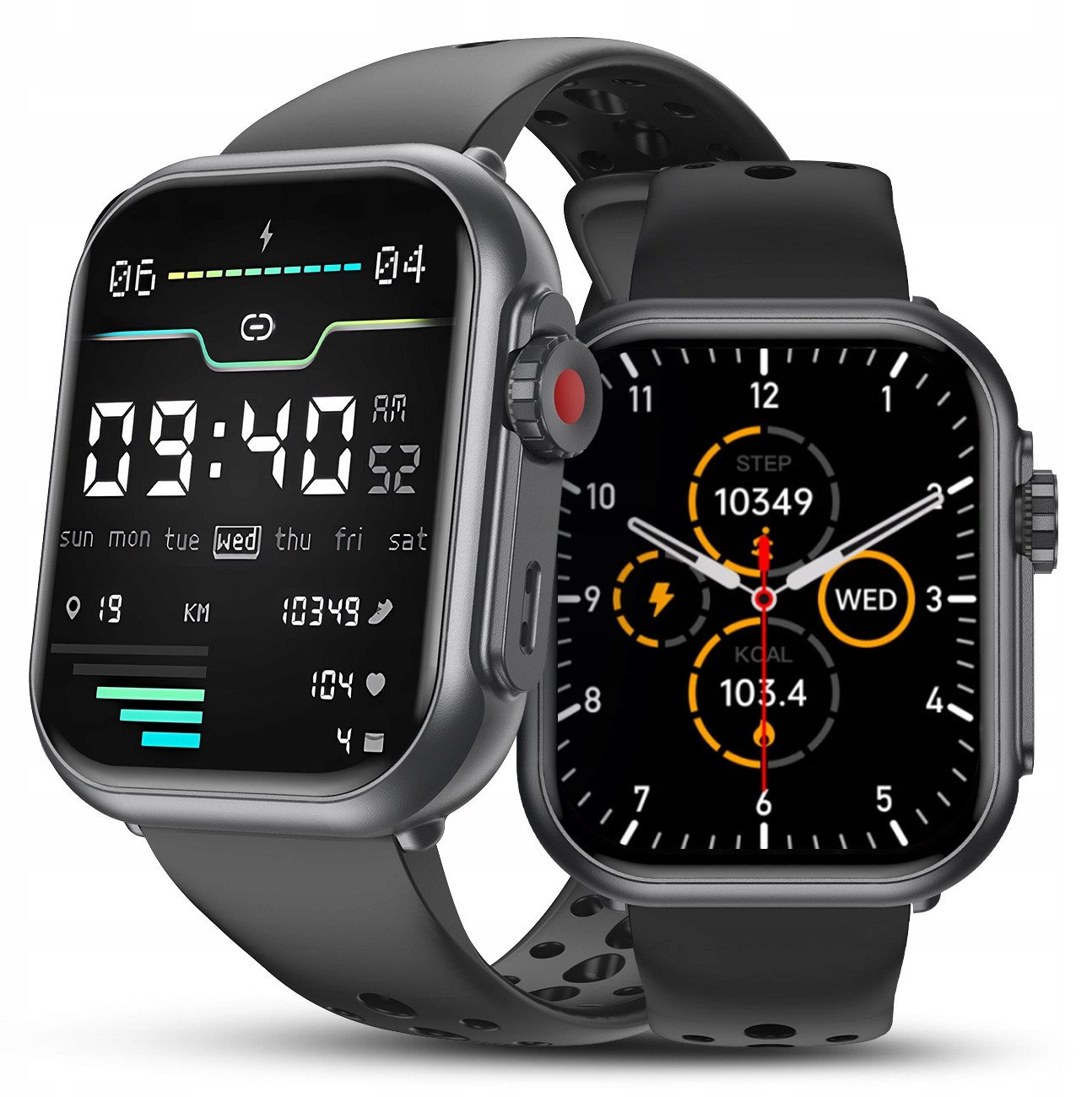 Smartwatch Zegarek Polskie Menu Rozmowy Powiadomienia Sport Zdrowie 1000mAh