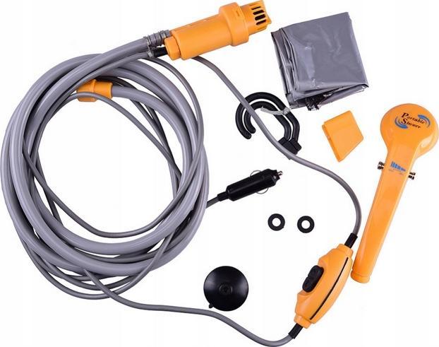 Jack Mors Prysznic 12V Turystyczny Kempingowy Samochodowy