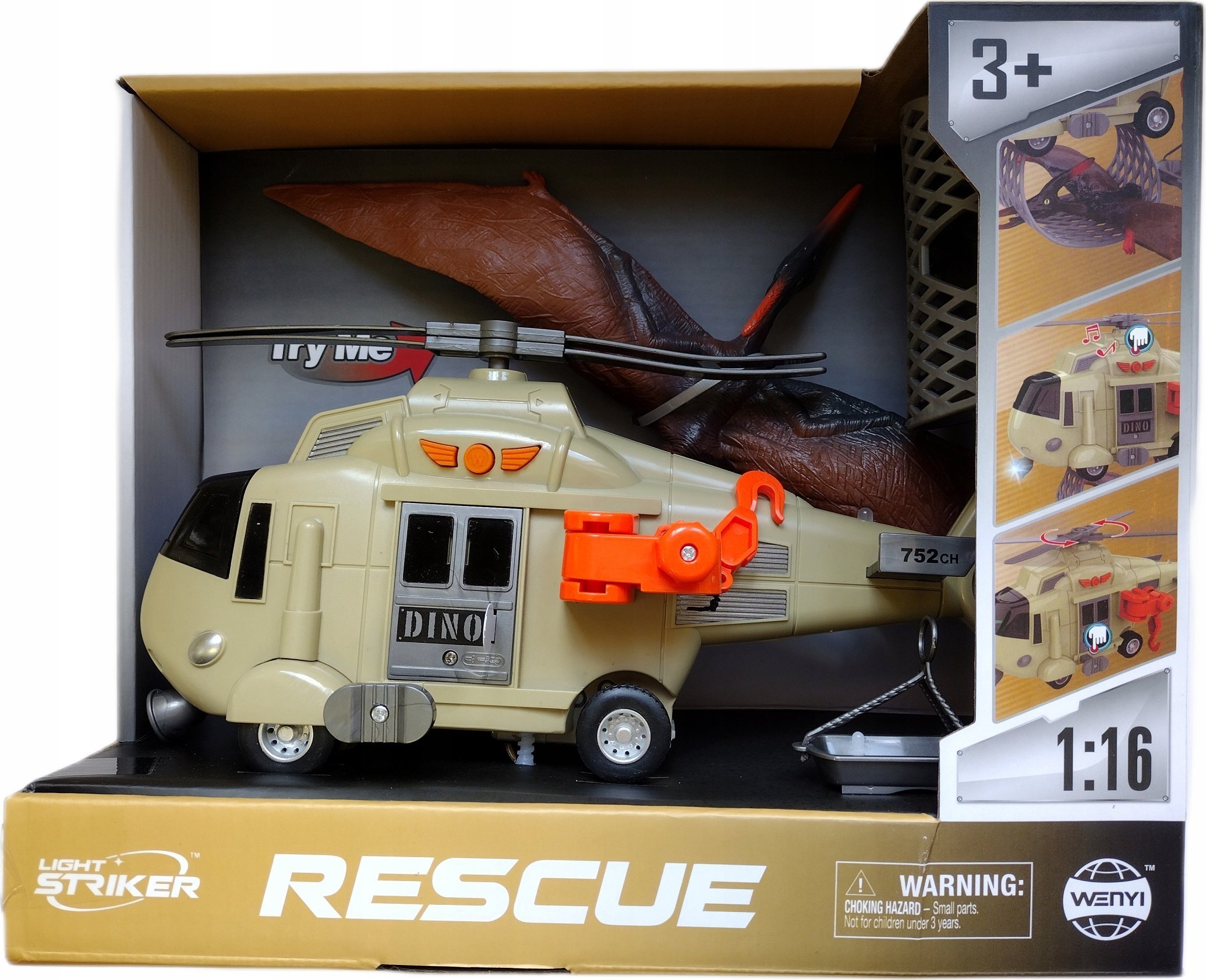 Madej Helikopter 1:16 św/dźw 001753 69534