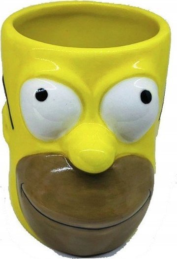 Pan i Pani Gadżet Kubek Do Kawy 3D Homer The Simpsons