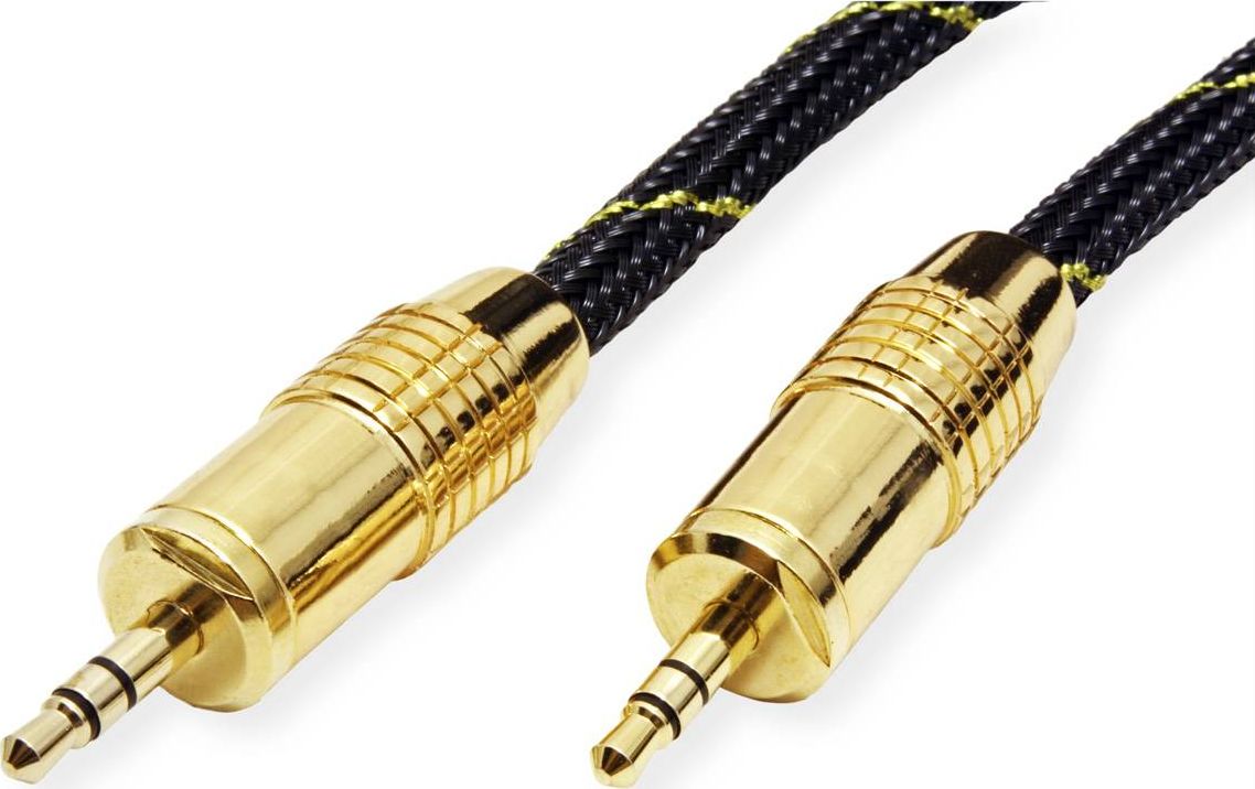 Kabel Roline Jack 3.5mm - Jack 3.5mm 5m złoty (11.09.4285)
