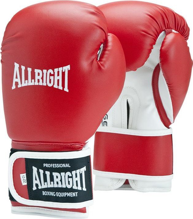 Allright RĘKAWICE BOKSERSKIE POWER GEL 10oz uniwersalny