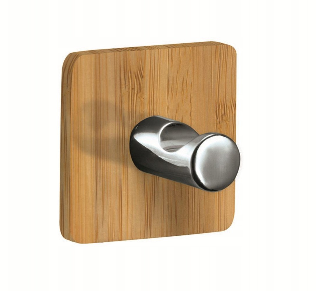 KLEINE WOLKE Timber Wieszak ścienny Bambus/cynk